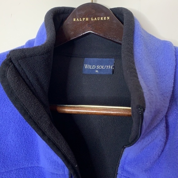 Wild South Kauri Clothing || Full Zip Blue Purple Made In New Zealand Jacket XL - Picture 7 of 17